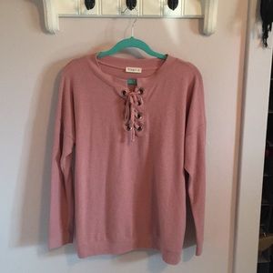 Pink soft sweater